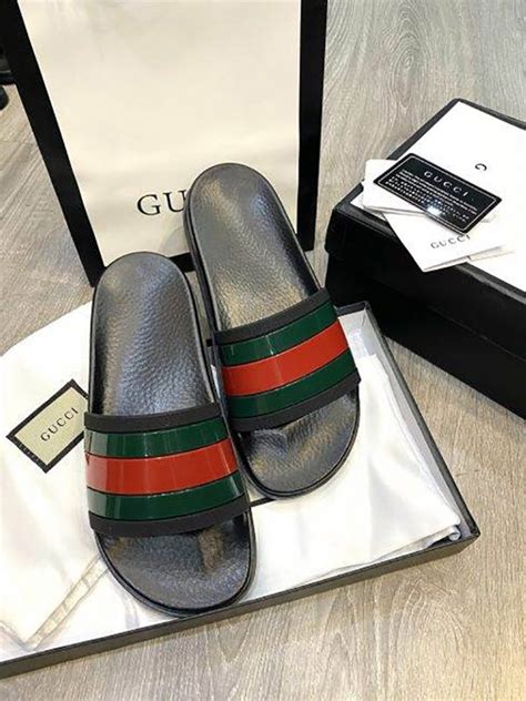 dép kẹp gucci nam chính hãng|dép gucci nam chính.